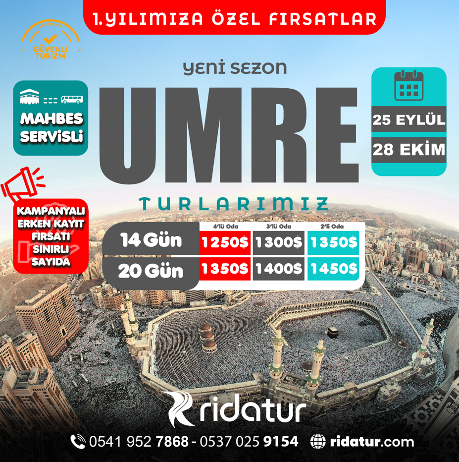 Yeni Sezon Kampanyalı Umre