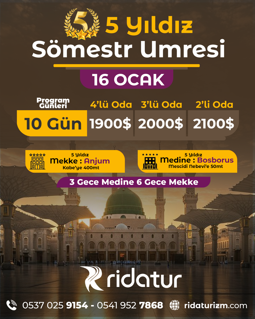 5 Yıldız Sömestr Programı