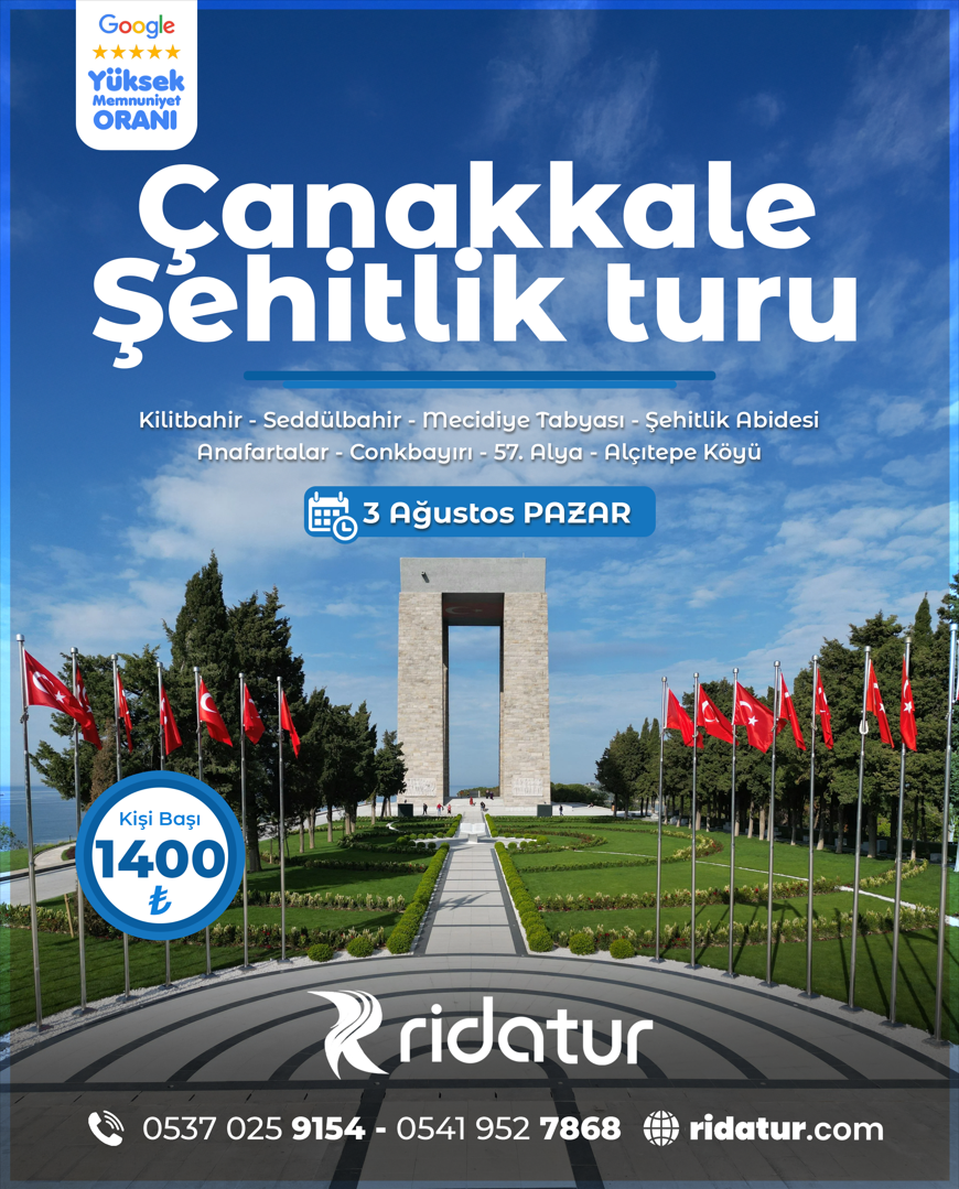 Çanakkale Şehitlik Turu